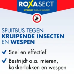 Roxasect Spuitbus tegen Kruipende Insecten en Wespen< Insectenbestrijding