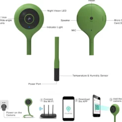 Rudolphy Babyfoon met camera, wifi en app| Discount