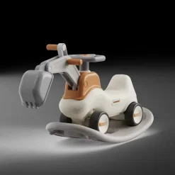 Russle Hobbelfiguur 2 in 1 Loopwagen in model Graafmachine| Hot