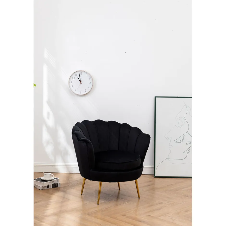 Russle Schelp Fauteuil Velvet|Overig Best