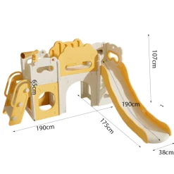 Russle Speeltoestel Kasteel XL met Glijbaan< Speelhuisjes|Speeltoestellen