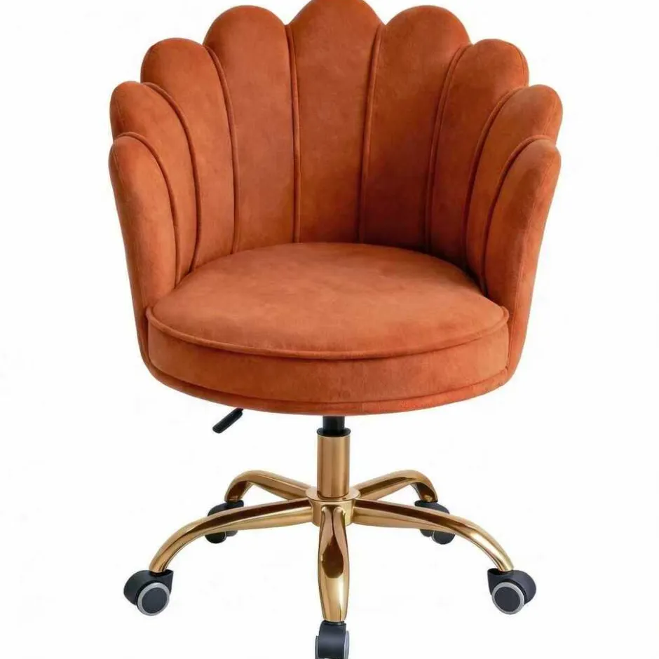 Russle Velvet Schelp Bureaustoel| Sale