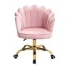 Russle Velvet Schelp Bureaustoel|