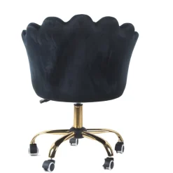 Russle Velvet Schelp Bureaustoel< Meubels