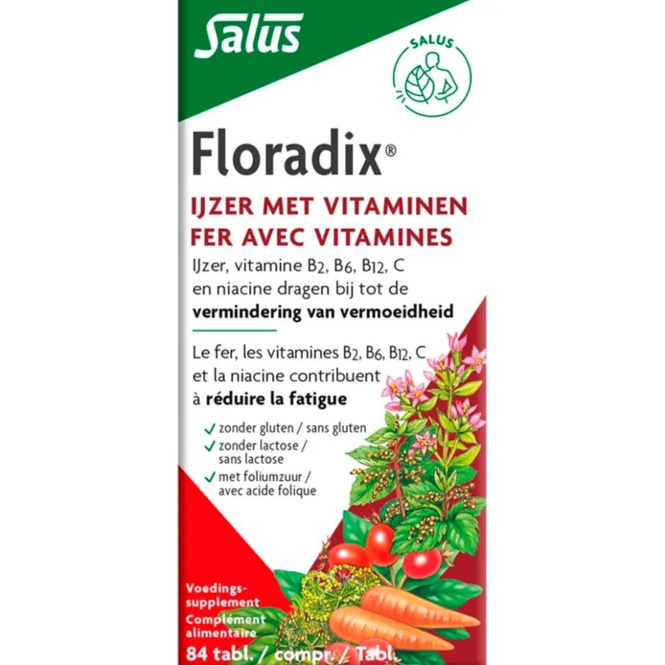 Floradix Salus Ijzer Tabletten< Mineralen
