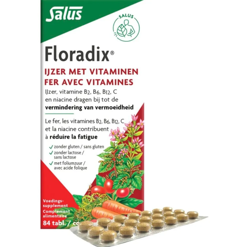 Floradix Salus Ijzer Tabletten< Mineralen