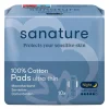 100% Katoenen Ultra Thin Night Maandverband|Sanature