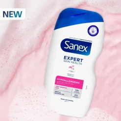 Expert Skin Healh Hypoallergenic Douchegel|Sanex Clearance