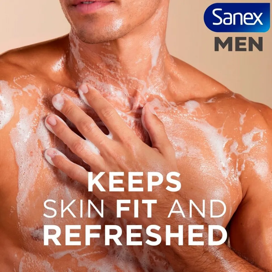 Skin Health Sensitive Care Douchegel|Sanex Men Clearance