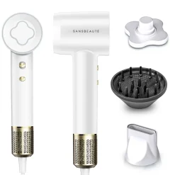 Föhn Met Diffuser - Ionische Haardroger - Reisföhn - Haarföhn - Krullen - Hair Dryer - 2000W|Sansbeauté Outlet