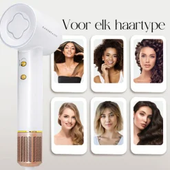 Föhn Met Diffuser - Ionische Haardroger - Reisföhn - Haarföhn - Krullen - Hair Dryer - 2000W|Sansbeauté Outlet