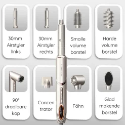 Sansbeauté ® 7-in-1 Airstyler< Haarstylers