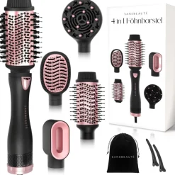 Sansbeauté ® 4-in-1 Fohnborstel - Haarborstel - Krulborstel< Haarstylers