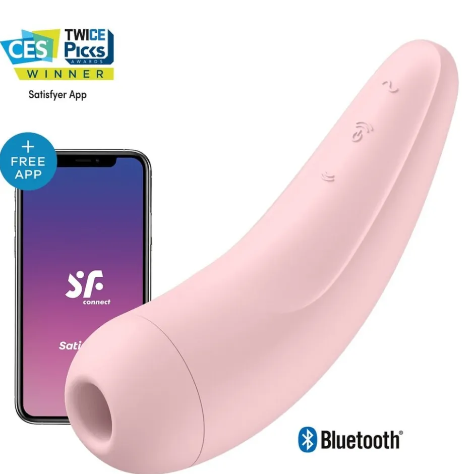 Satisfyer Curvy 2+ Air Pulse Stimulator + Vibration Vibrator< Seksspeeltjes