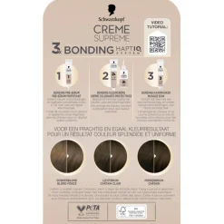 Schwarzkopf creme supreme 6-16 Cool Licht Asbruin Verzorgende Crèmekleuring< Haarverf