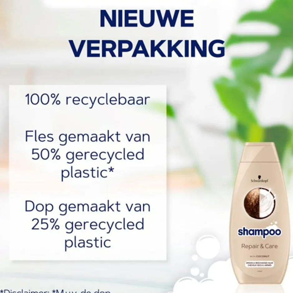 Schwarzkopf Repair & Care Shampoo< Shampoo