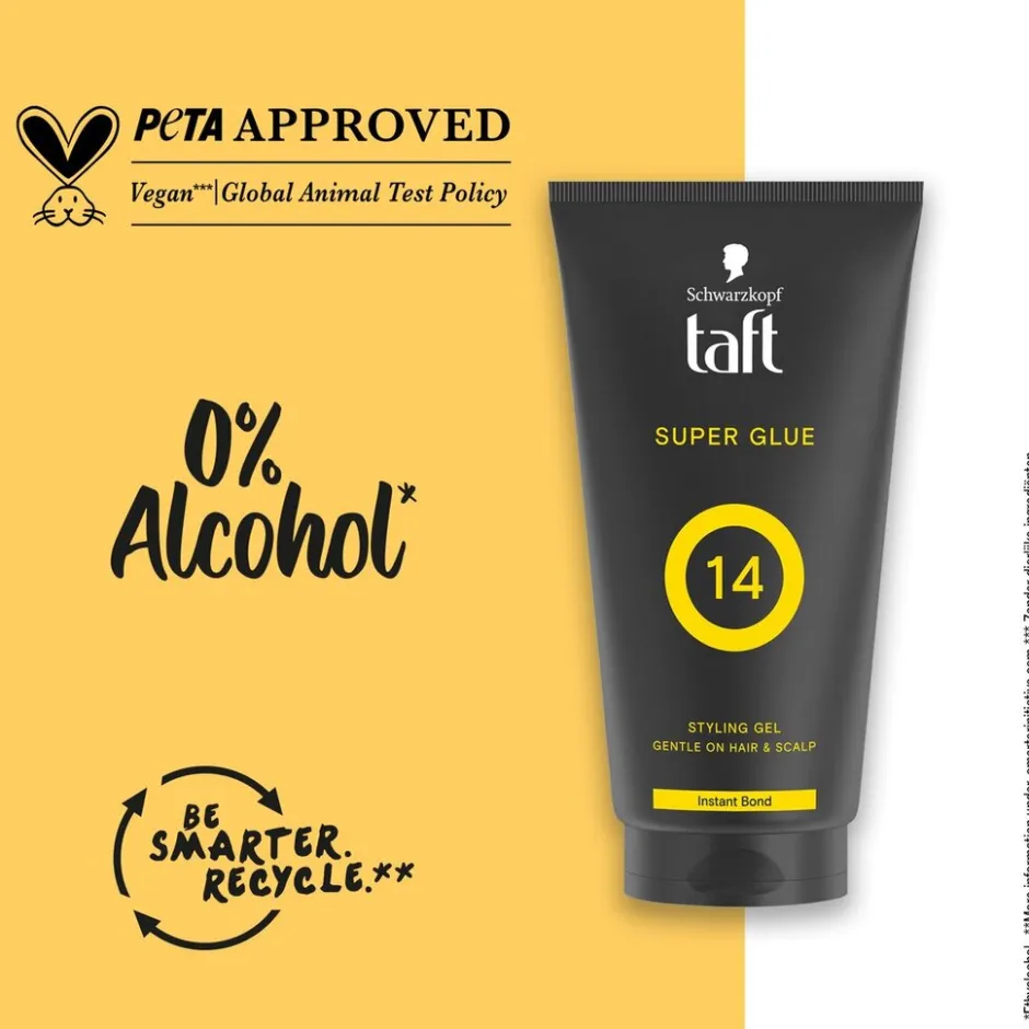 Taft Schwarzkopf Super Glue Level 14 Haargel Tube< Haargel