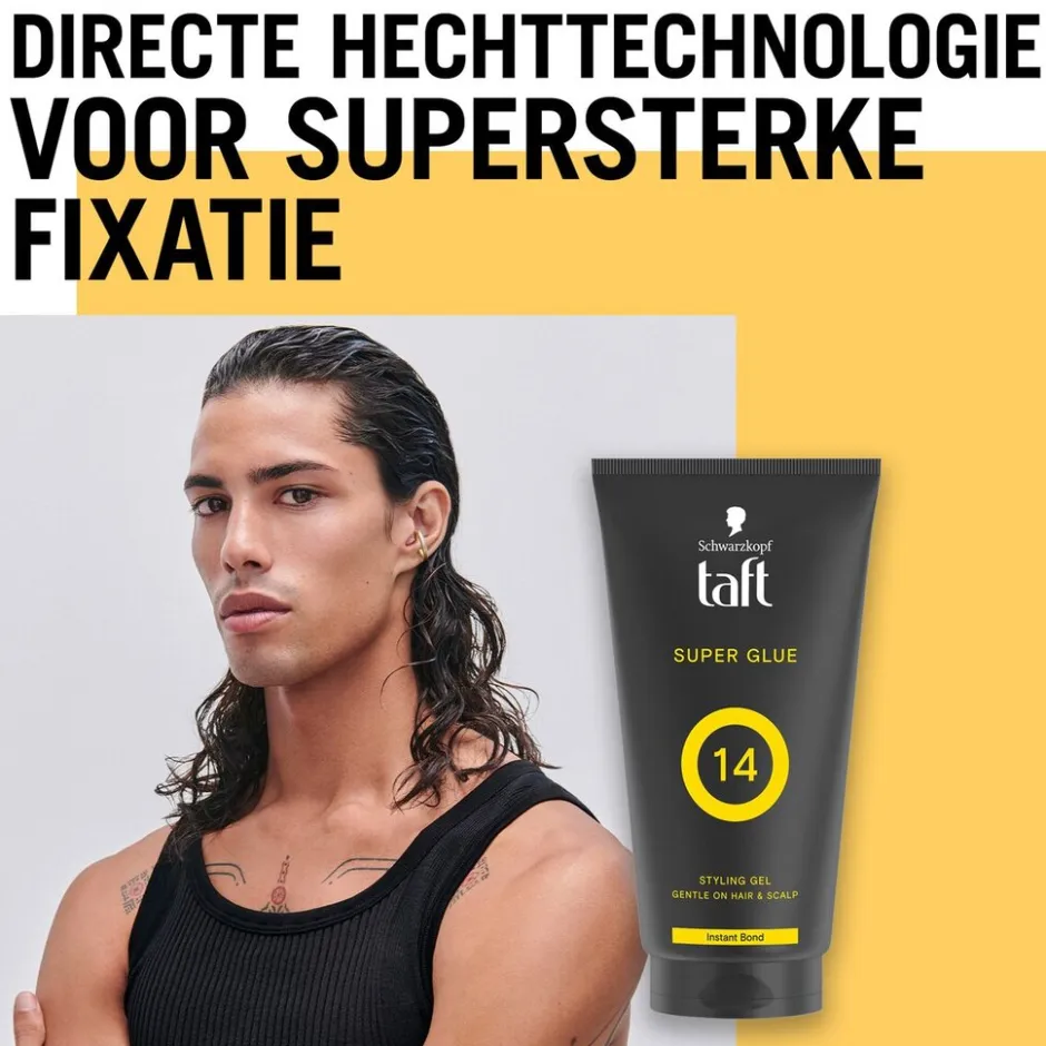 Taft Schwarzkopf Super Glue Level 14 Haargel Tube< Haargel