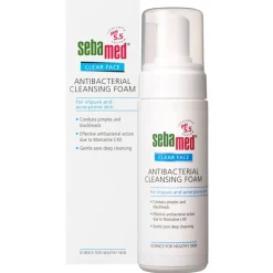 Clear Face Antibacterial Cleansing Foam|Sebamed Best