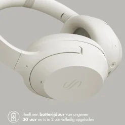 Selencia Urban Play Draadloze Bluetooth Koptelefoon met Active Noise Cancelling< Koptelefoons