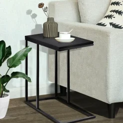 SensaHome Antieke Houten Bijzettafel Sofa Bloemenplank< Tafels