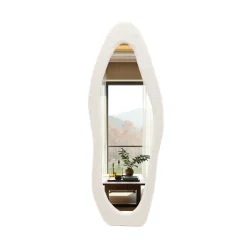 Gestoffeerde Staande Spiegel Shaped|SensaHome Outlet