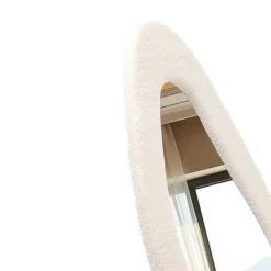 Gestoffeerde Staande Spiegel Shaped|SensaHome Outlet