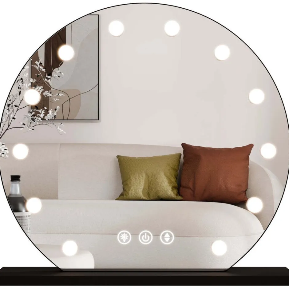 SensaHome Hollywood Spiegel met Verlichting 3 Lichtstanden Verstelbaar< Woonaccessoires
