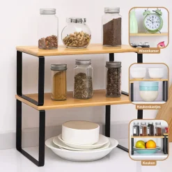 SensaHome Keuken Organizer Bureau Organizer Aanrecht Organizer Set van 2< Keuken