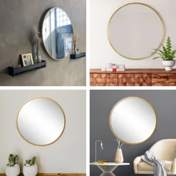 Moderne Nordic Design Ronde Wandspiegel|SensaHome Discount