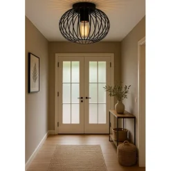 Plafondlamp Industrieel Plafonnière Retro Wire Kooi Design|SensaHome Hot