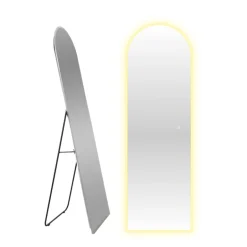 SensaHome Staande Spiegel Oval met LED Verlichting< Woonaccessoires