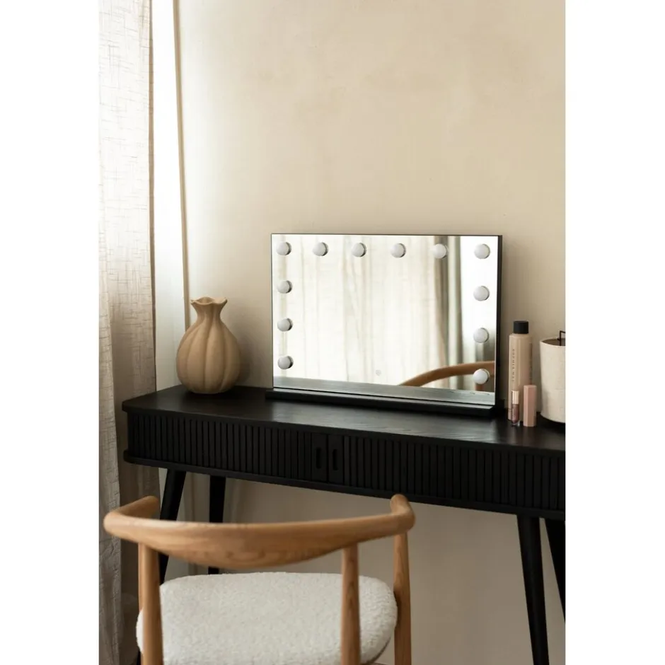 Vanity Mirror Pro Hollywood Make-up Spiegel met 12 Dimbare LED Lampen|SensaHome Hot