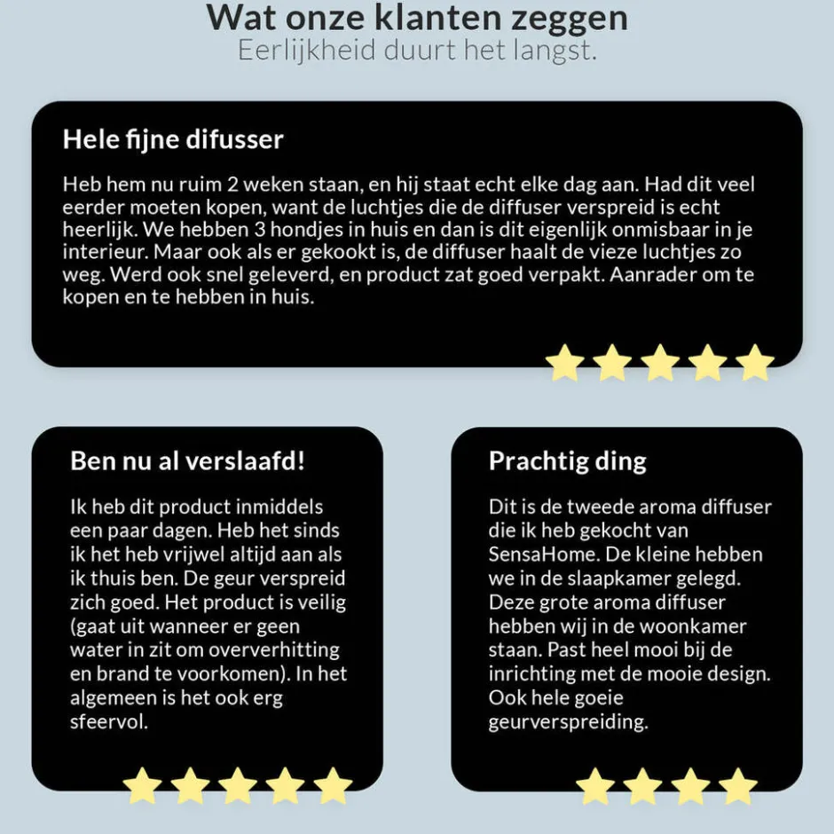 ZEN400 Aroma Diffuser Inclusief Etherische Oliën|SensaHome Hot