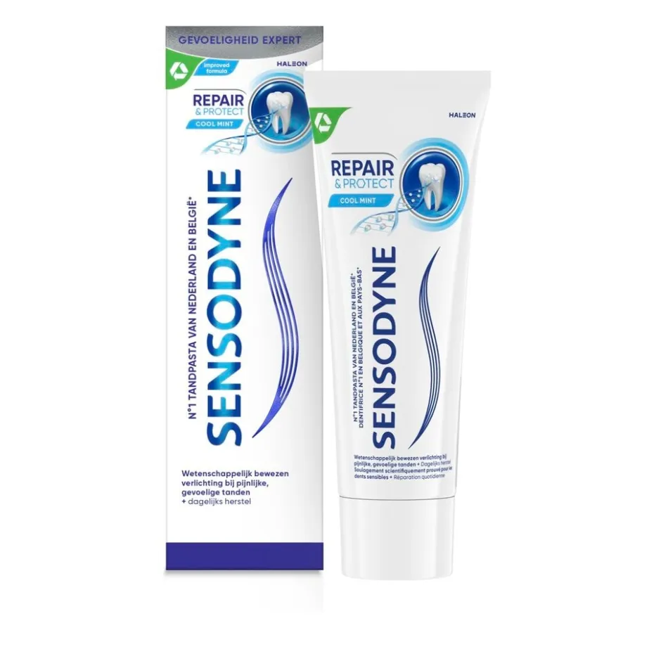 Repair & Protect Cool Mint Tandpasta|Sensodyne Hot