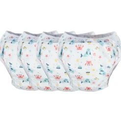 Wit 15-20kg 4 Stuks Gevoerd Oefenbroekje|Sevibaby