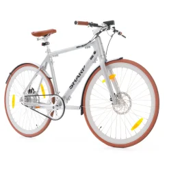 Sharp Milano e-bike 7Ah 1sp naked bike zilver< Buiten En Vrije Tijd