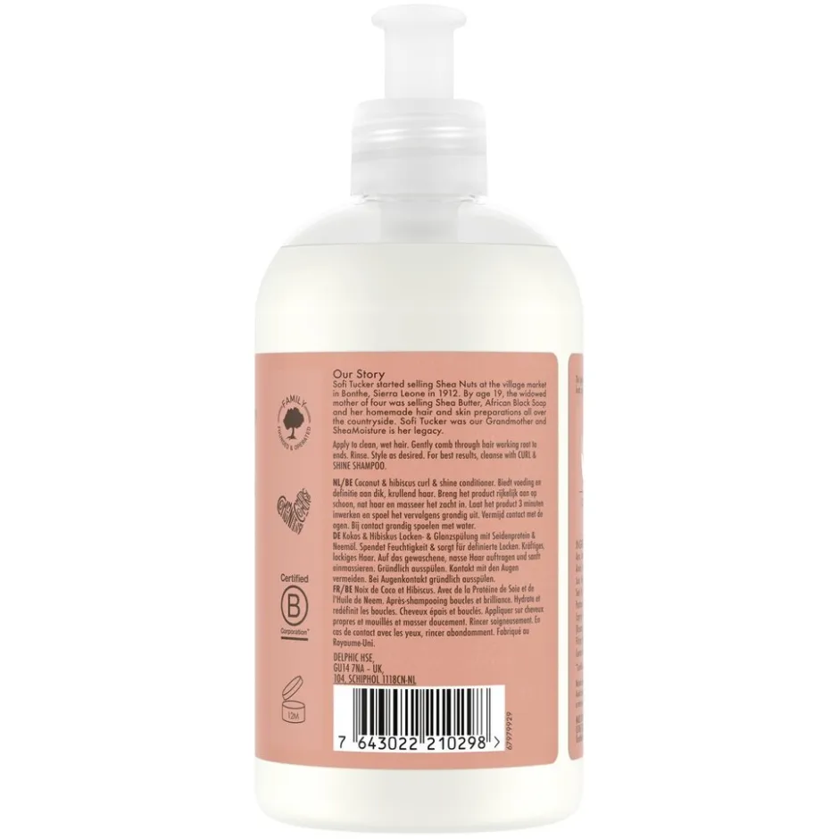 SheaMoisture Coconut & Hibiscus Curl & Shine Conditioner< Conditioner
