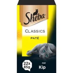 Sheba Paté met Kip Nat Kattenvoer< Katten