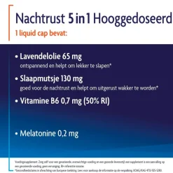 Shiepz Nachtrust 3 in 1 Hooggedoseerd Liquid Capsules< Rust En Ontspanning
