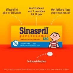 Paracetamol 120mg Kauwtabletten|Sinaspril New