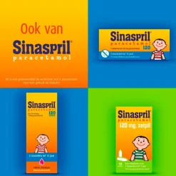 Sinaspril Paracetamol 240mg Zetpillen< Pijn