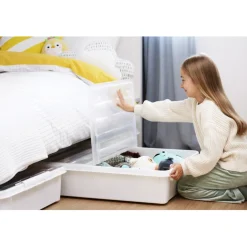 Set van 2 Stevige Opbergbox Bedroller 60L|SmartStore