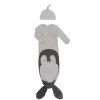 Grey Melange Newborn Slaapzak 3-6 mnd|Snoozebaby Discount