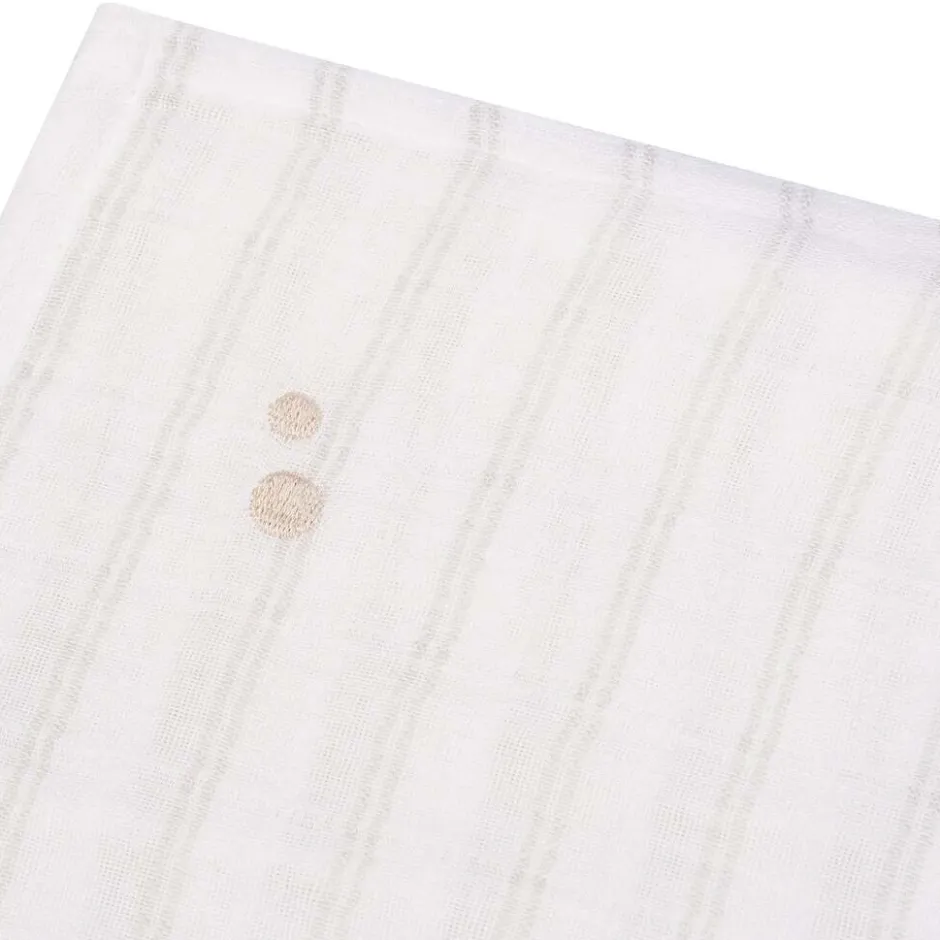 Snoozebaby Stone Beige Hydrofiele Doek XL< Hydrofiele Doeken