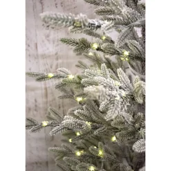 Snowy Jersey verlichte kunstkerstboom< Kerstartikelen