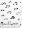 2 Pack Hoeslaken Wieg Mono Rainbow|Snüz Online
