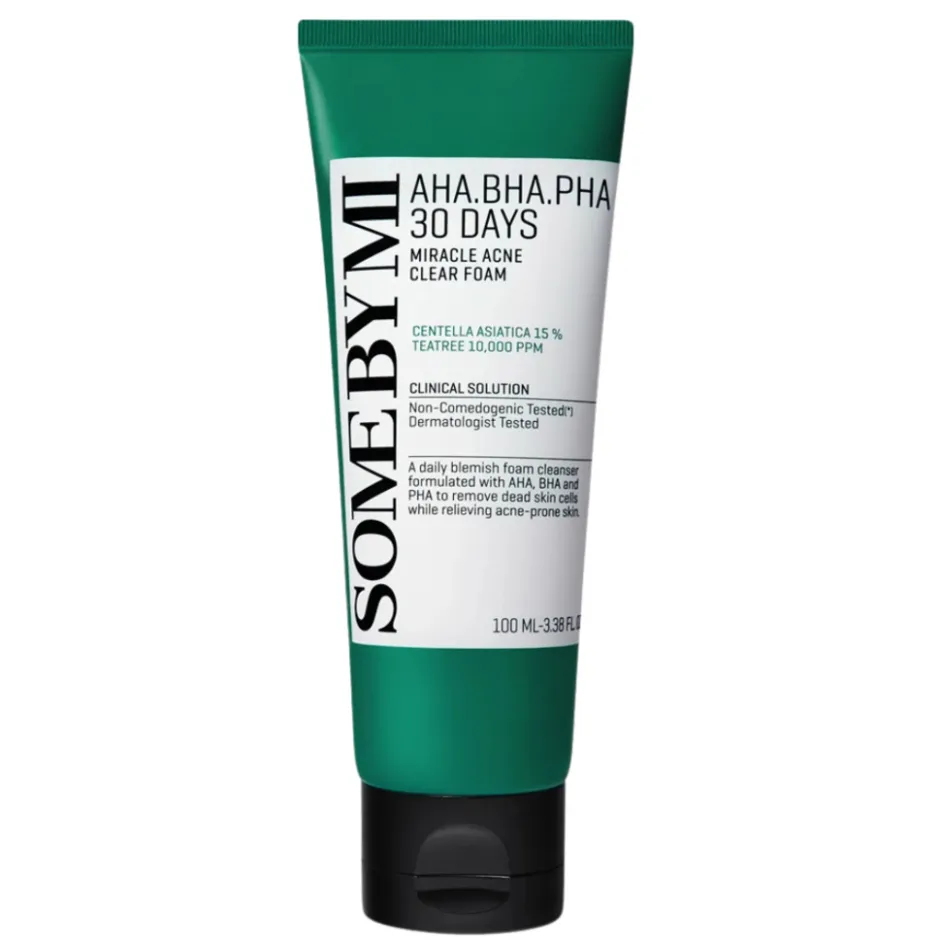 SOME BY MI AHA-BHA-PHA 30 Days Miracle Acne Clear Foam|SOMEBYMI Hot