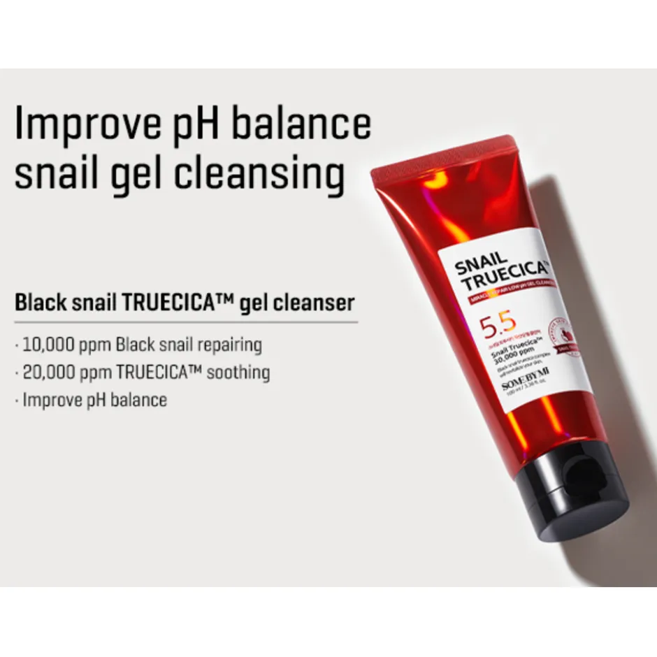 SOME BY MI Snail Truecica Miracle Repair Low pH Gel Cleanser|SOMEBYMI