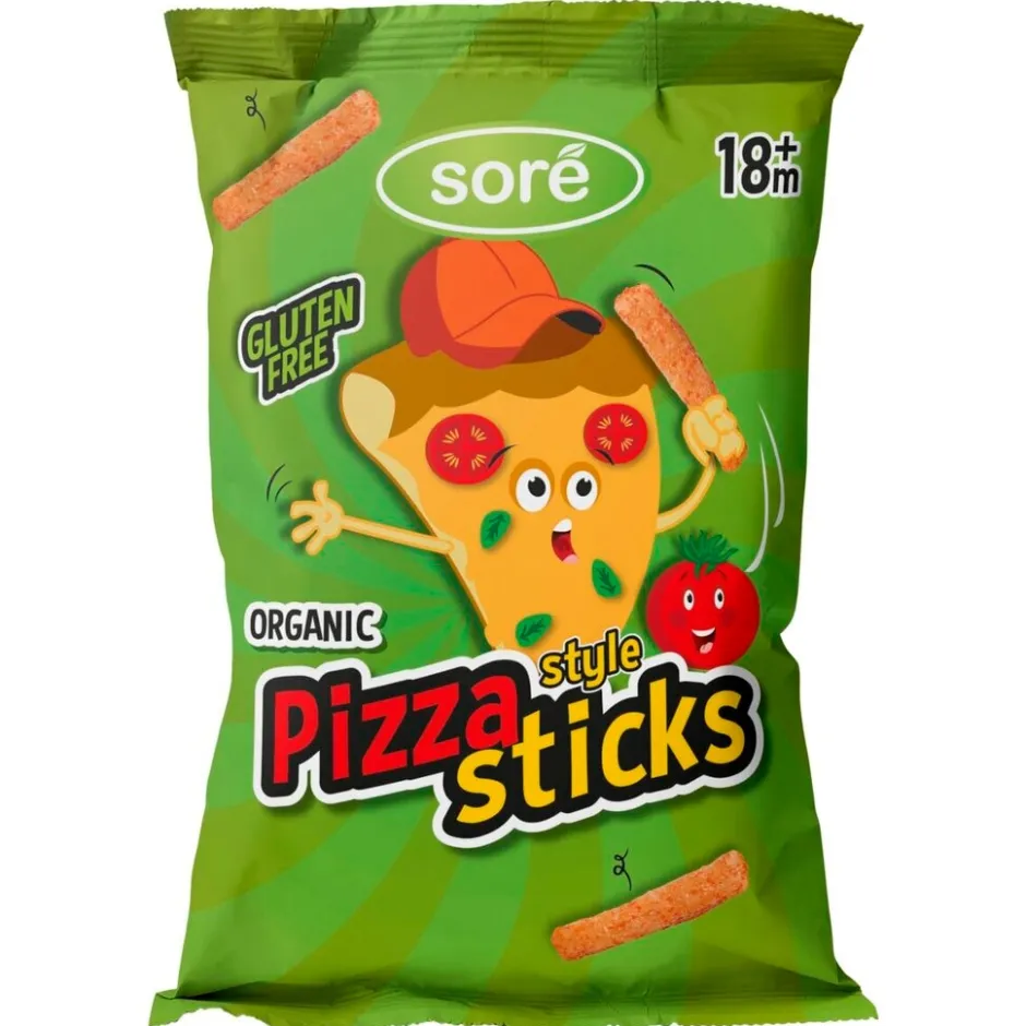 Sore Soré 18+M Pizza Style Sticks< Babytussendoortjes